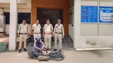 सीतामऊ: मुण्डला फौजी में तीन हॉर्स पावर की विद्युत मोटर एवं 400 फीट केवल चोरी मामले में एक आरोपी को किया गिरफ्तार