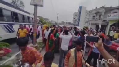 समस्तीपुर: पहली बार पहुंचे जल शक्ति राज्य मंत्री राज भूषण चौधरी का भव्य स्वागत कार्यकर्ताओं के द्वारा किया गया