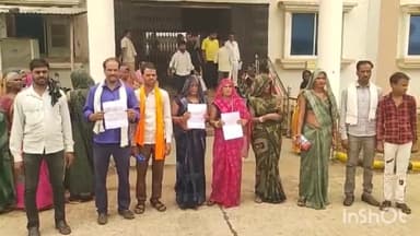 आरोन: घटावदा गांव में रास्ता रोककर कब्जा करने के ग्रामीणों ने लगाई आरोप, कलेक्टर से की शिकायत