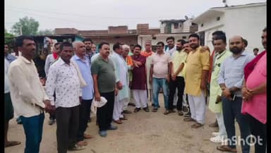 शाहनगर: गुनौर विधायक राजेश वर्मा ने देवेंद्रनगर मंडल के ग्राम तथा नगर परिषद के विभिन्न वर्णों में पहुंच कर सुनी लोगो की समस्या