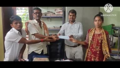 बीरपुर: गेनहरपुर मुखिया ने कबीर अंत्येष्टि योजना के दो लाभार्थियों को ₹3000 का किया चेक प्रदान