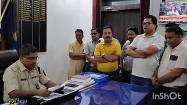 गुना नगर: गुना में एक पत्रकार को एक व्यवसायी ने दी धमकी, जिले के पत्रकारों ने एसपी को आवेदन देकर की कार्यवाही की