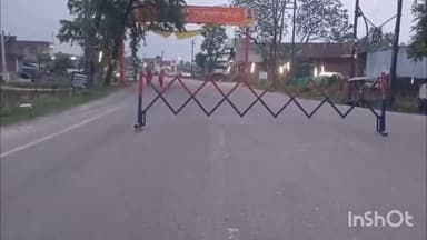 बलरामपुर: मुख्यमंत्री के आगमन को लेकर उतरौला बलरामपुर  मार्ग को किया गया बंद