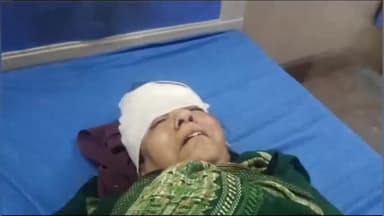 लाडपुरा: कोटा से कापरेन मेघा हाइवे पर गणेश मंदिर के निकट बस पलटने से 5 यात्री घायल एमबीएस अस्पताल में भर्ती