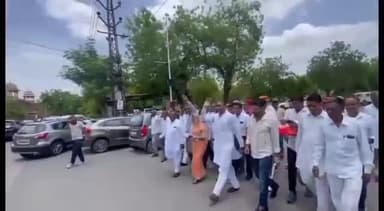 जोधपुर: कलेक्ट्रेट पहुंचे सरपंचों ने अपनी मांगों को लेकर किया प्रदर्शन व दिया ज्ञापन, 18 जुलाई को विधानसभा घेराव की दी चेतावनी