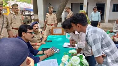 हरदोई: सुरसा थाने में आयोजित हुआ थाना समाधान दिवस,अध्यक्षता डीएम एमपी सिंह ने की,एसपी भी रहे मौजूद