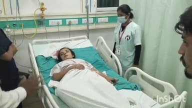 बिजनौर: बिजनौर में देर रात काली माता मंदिर के पास अज्ञात लोगों ने एक युवति पर फावड़े से किया हमला