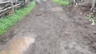 बन्दरगढ़ा गांव में सड़क का हुआ बुरा हाल #सड़क_निर्माण