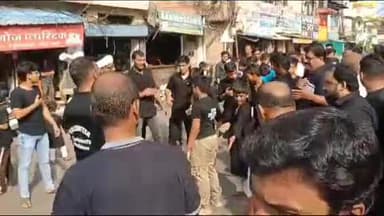 जबलपुर: सदर स्तिथ बाबा जाफरी इमामबाड़े से कर्बला की याद में निकाला गया मातमी जुलूस, या हुसैन के लगे नारे