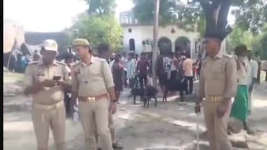 बिसवां: रेउसा के लालपुर, राजापुर आदि गांव में पुलिस की निगरानी में सातवीं गया सातवीं का जुलूस
