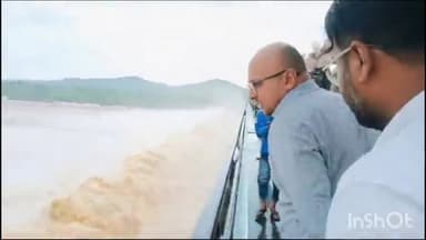 ಶಿವಮೊಗ್ಗ: ಗಾಜನೂರಿನ ತುಂಗಾ ಡ್ಯಾಮ್‌ಗೆ ಜಿಲ್ಲಾಧಿಕಾರಿ ಗುರುದತ್ತ ಹೆಗಡೆ ಭೇಟಿ, ಪರಿಶೀಲನೆ