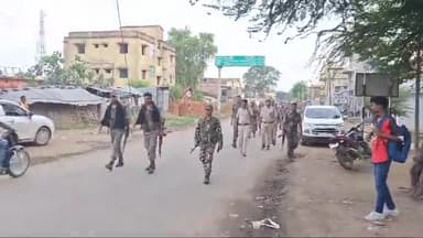 पांकी: मुहर्रम त्यौहार को लेकर पाकी पुलिस ने चलाया फ्लैग मार्च हर गतिविधि पर पुलिस की रही नजर