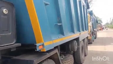 ब्यौहारी: ब्यौहारी अन्तर्गत मिड-डे ट्रीट के पास दो हाईवा वाहन को खनिज विभाग ने किया जब्त, रेत के अवैध परिवहन पर हुई कार्यवाही