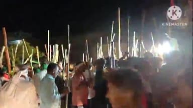 खोदावंदपुर: पुलिस प्रशासन की कड़ी चौकसी के बीच खोदावंदपुर में मुसलमान भाइयों ने  मनाया मुहर्रम पर्व