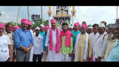 पांकी: पाकी विधानसभा क्षेत्र के भावि प्रत्याशी रूद्र शुक्ला को विधानसभा क्षेत्र में कई मोहर्रम कमेटियों के द्वारा किएगए सम्मानि