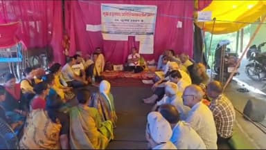 राजगढ़ी: पेयजल समस्या से निजात दिलाने की मांग लेकर बड़कोट में आंदोलनकारी प्रवीन रावत की भूख हड़ताल जारी