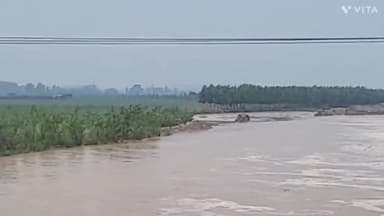 मुलाना: मुलाना में मारकण्डा नदी उफान पर पहुंची, विभाग ने नदी पुल पर कर्मियों की लगाई ड्यूटी