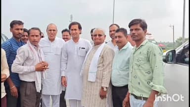 राघोगढ़: राघोगढ़ से गुजर रहे राज्यसभा सांसद अशोक सिंह का राघौगढ़ विधायक जयवर्धन सिंह ने स्वागत कर की मुलाकात