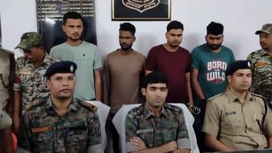 कोंडागांव: शेयर मार्केट में लाभ दिलाने के नाम से 18लाख की ठगी करने वाले 4 साइबर अपराधियों को कोंडागांव पुलिस ने MP से किया गिरफ्तार