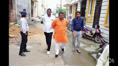 उज्जैन शहर: त्रिशूल और ऊँ की आकृति के विद्युत पोल से जगमग होगा शहर का हरीफाटक ब्रिज महापौर मुकेश टटवाल।