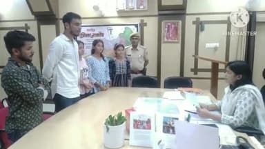 जालौर: वीर वीरमदेव महाविद्यालय जालौर के छात्रों ने जिला कलेक्टर को कार्यालय में दिया ज्ञापन