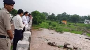 गुनौर: कलेक्टर पंन्ना ने पंन्ना में जल भराव का किया निरीक्षण
----