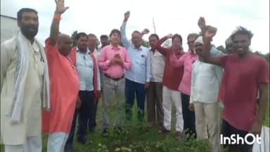 त्योंदा: भारतीय किसान संघ त्योंदा तहसील के द्वारा एक पेड़ मां के नाम अभियान के द्वारा किया रसूलपुर की गौशाला में पौधारोपण किया