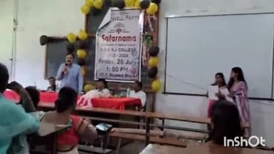 मुंगेर: आर डी एंड डीजे कॉलेज मुंगेर में राजनीति विज्ञान विभाग की ओर से आयोजित हुआ विदाई समारोह