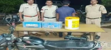 चितरंगी: सासन चौकी पुलिस द्वारा हाइवा वाहन की बैटरी एवं डीजल चोरी करने वाले चोर को किया गया गिरफ्तार।