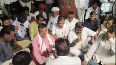 जालौर: जालौर सायला में रविवार को भी हत्या के आरोपियों को गिरफ्तारी की मांग को लेकर धरना प्रदर्शन जारी रहा