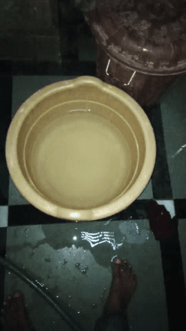 #अंता   जल व्यवस्था पर नही है ध्यान नलो मे आ रहा है गंदा पानी