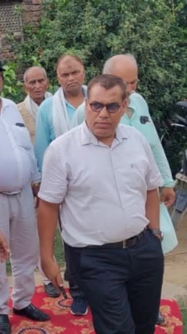 बिहार राज्य पूर्व सैनिक संघ बक्सर नवानगर। स्वर्गीय रामायण सिंह