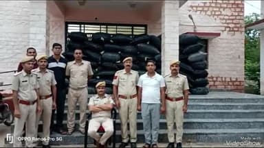 जालौर: जालौर की कोतवाली पुलिस की बड़ी कार्यवाही 54कट्टो में भरा 1100 किलो 51 ग्राम अवैध डोडा पोस्त बरामद एक वाहन जब्त