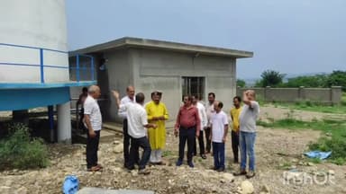 परागपुर: कांग्रेस प्रवक्ता सुरेंद्र मनकोटिया ने धनोटू बल्ला में बन रही पानी की स्कीम का किया निरीक्षण