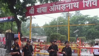 मेरठ: काली पलटन मंदिर में की गई एटीएस कमांडो की तैनाती, चप्पे-चप्पे पर रखेंगे नजर