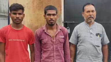 तरहसी: मटपुरही के देवनद आहर के पीड़ पर सोलर प्लेट चोरी करते मनातू औऱ नावाजयपुर के दो चोर गिरफ्तार