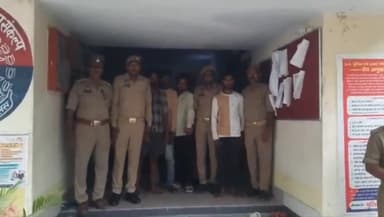 आज़मगढ़: लंगड़ा बाबा के आगे नहर की पटरी से चोरी की 03 विद्युत मोटर के साथ 04 अभियुक्त किए गए गिरफ्तार