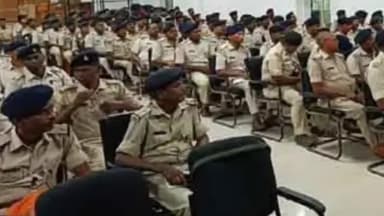 कांके: कांके रोड स्थित पुलिस लाइन में PCR वैन के पुलिसकर्मियों के लिए वर्कशॉप का किया गया आयोजन