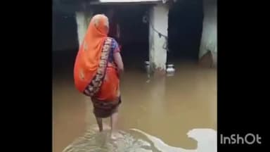 बासोदा: बनवा जागीर व साहबा में तेज़ बारिश से घरों में घुसा पानी, स्थानीय लोगों ने अधिकारियों से की शिकायत