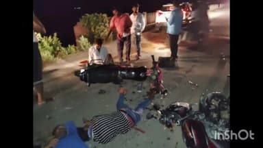 बलरामपुर: हरैया थाना क्षेत्र के धोबनिया नाले के पास दो बाइक के हुई आमने-सामने टक्कर हादसे में तीन लोग हुए घायल