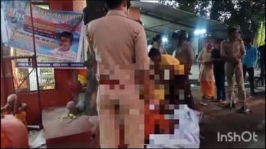 हरदोई: सिनेमा चौराहे के पास बजरंग बली मंदिर के बाहर पड़ा मिला 100 साल की साध्वी का शव,पुलिस ने शव को लिया कब्जे में