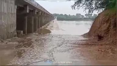 पीपलदा: स्टेट हाइवे 70 कोटा श्योपुर मार्ग पार्वती नदी की पुलिया पर पानी आने से बन्द यात्रियों को हो रही परेशानी