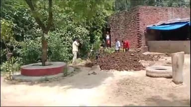 बीकापुर: नाहरपुर में सहन दरवाजे पर लगे घूर गड्ढे को बिना नपाई के हटाने का लेखपाल पर लगा आरोप, पुलिस की मौजूदगी में हुई कार्रवाई