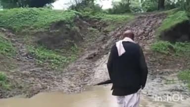 सिरोंज: ग्राम पंचायत घौंसुआ ताल में पुल निर्माण न होने से ग्रामीण परेशान, जनपद सदस्य ने विधायक को लिखा पत्र