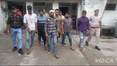 धौलपुर: सागरपाड़े के पास से झगड़ा करने व मारपीट के मामले में वांछित 6 आरोपियों को पुलिस ने किया गिरफ्तार