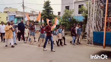 ग्यारसपुर: ग्यारसपुर में निकाली गई विशाल तिरंगा यात्रा