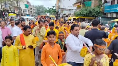 बाबई: ग्राम काजलखेड़ी में श्रावण माह में नाग पंचमी के अवसर पर ग्रामीणों ने निकाली कावड़ यात्रा, विधायक विजयपाल सिंह हुए शामिल