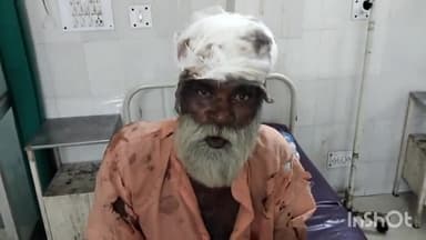 बिजनौर: नजीबाबाद हरिद्वार मार्ग पर क़स्बा साहनपुर के पास कार की टक्कर से बाइक सवार अंधेड व्यक्ति घायल