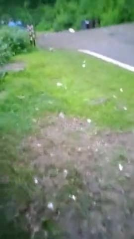 रानीखेत खनिया में तेज बारिश  गधेरा ranikhat