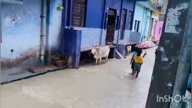 पीपलदा: इटावा में जमकर बरसे मेघ, कई कॉलोनियो में जल भराव, सड़के बनी दरिया प्रशासन अलर्ट